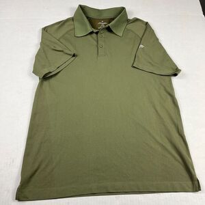 Fabletics Performance Polo Shirt Green Short Sleeve Athletic Golf Short Sleeve L